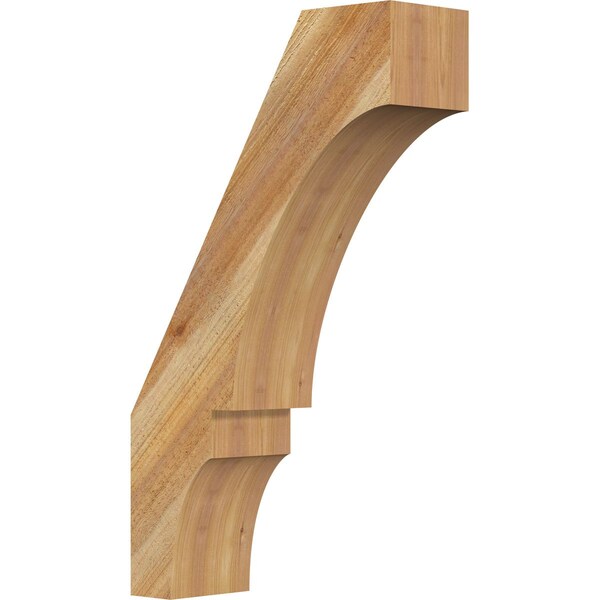 Ekena Millwork 6"W x 18"D x 30"H Balboa Rough Sawn Knee Brace, Western Red Cedar BRC06X18X30BOA00RWR - main